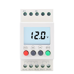 อุปกรณ์ป้องกันไฟเกินแบบปรับได้เฟสเดียว พร้อมจอ LCD แสดงผล รองรับไฟ DC 110V 220V 240V AC กำลังไฟสูงขนาดเล็ก รีเลย์ป้องกันไฟเกิน 25A - Product Image 1