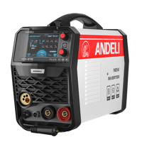 ANDELI 2024 Nouvelle machine à souder LCD MIG-270 MIG ALUMINIUM MIG MMA LIFT TIG avec pistolet à bobine