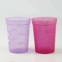 Gobelet en PP personnalisé de 250 ml (8 oz) – Gobelets réutilisables en plastique PP injecté pour boissons, idéal pour les événements sportifs et les fêtes