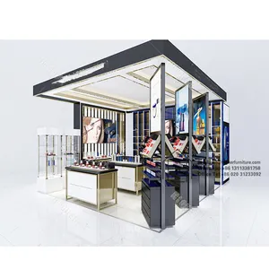 Customized Nail Polish Display Cabinets Makeup Store Design Beauty Shop Furniture