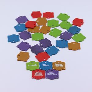 Custom Engraved Plastic/Acrylic Pet <b>Name</b> <b>Tag</b> with Custom Logo and Color Durable Stylish ID <b>Tag</b> for Pet Safety Identification - Product Image 6