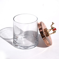 Couvercle de tasse de bougie de chameau en trois dimensions créatif bougie d'aromathérapie en alliage de zinc personnalisé couvercle de tasse de poignée de chameau