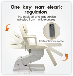 Luxury <b>Electric</b> Med Spa Bed Professional Facial Treatment <b>Table</b> CE Certified Adjustable Aesthetic Massage Tattoo Chair - Product Image 3