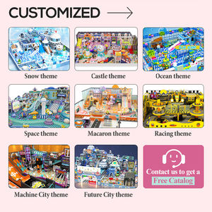 Aire de jeux intérieure douce sur le thème Morandi pour enfants Diapositives de parc de jeux pour enfants Équipements de jeu Mousse pour clubs Jouer cafés - Product Image 4