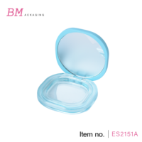 Emballage de fard à paupières de dessin animé mignon étui à blush compact unique 44mm mini contenant de poudre pressée en plastique
