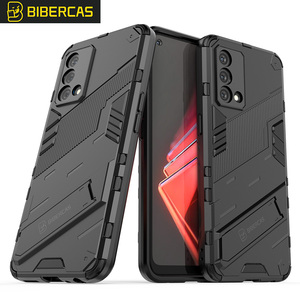 เคสโทรศัพท์เกราะกันกระแทก TPU + PC แบบบางพิเศษสำหรับ <span class=keywords><strong>OPPO</strong></span> Reno 6 pro/plus K9 & realme V13 5g พร้อมขาตั้ง - Product Image 3