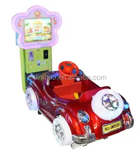 Precio bajo de la moneda operado coche eléctrico paseo para niños juegos de 3D coche clásico
