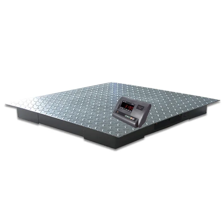 China supplier rs 232 scale connect to computer 3t platform floor weighing scale