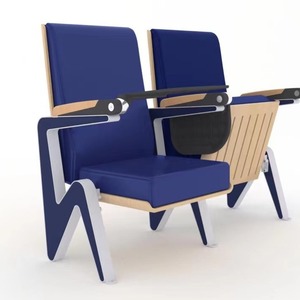 Sillas de Auditorio con Estructura Metálica y Reposabrazos para Uso en Campos Deportivos Escolares - Product Image 1