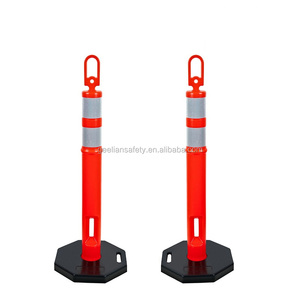 Señal de estacionamiento de carretera poste de advertencia, advertencia de seguridad vial PVC Flexible tráfico delineador <span class=keywords><strong>Post</strong></span>/muelle de advertencia <span class=keywords><strong>Post</strong></span> / <span class=keywords><strong>Flex</strong></span> Bollard - Product Image 1