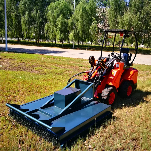 אישור CE 4x4 מיני מטעין חוות גן קטן מטעין