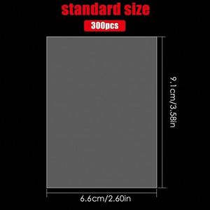 ถุงใส่การ์ดใส BOPP ขนาด 3x4 นิ้ว ลายนักเบสบอล 100 ชิ้น สำหรับการ์ด TCG - Product Image 2
