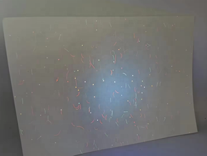 Papier de sécurité fluorescent UV 100 grammes avec fibres visibles en pâte de bois pour imprimantes – Approvisionnement direct usine - Product Image 4