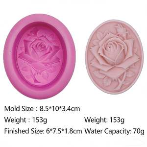 Molde <span class=keywords><strong>de</strong></span> Silicona Antiadherente con Forma <span class=keywords><strong>de</strong></span> Rosa para Decoración <span class=keywords><strong>de</strong></span> Pasteles, Jabones y Chocolates Artesanales, Estilo Flor <span class=keywords><strong>EJ</strong></span> - Product Image 2