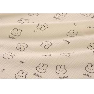 Tela de Muselina de Algodón 100% Orgánico, <span class=keywords><strong>Doble</strong></span> Capa, Estampado Personalizado, para Coser, Envoltura para Bebé, Venta al por Mayor, Barata, 2024 - Product Image 5