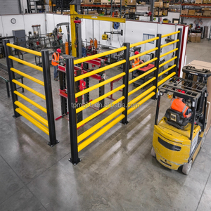 Hsj Nhà cung cấp Nhà máy mới kho Kệ bảo vệ an toàn bollard linh hoạt hàng rào thẳng đứng bảo vệ chống va chạm bài - Product Image 2