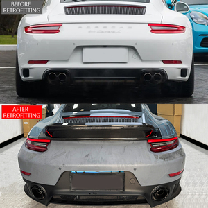 Kit di Decorazione per Auto 2012-2018, Spoiler in Fibra di Carbonio, Paraurti Posteriore e Ala Decorativa per 911 991 - Product Image 2
