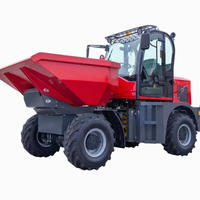 Mini Front Loader Wheel Loader Yuchai Diesel 37kW 1.6m Bucket 4WD Efisiensi Tinggi Garansi 1 Tahun