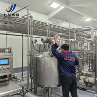 Chaîne de production automatisée complète de solutions de pasteurisation de lait 10000 L/h