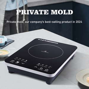 Pelat Kristal profesional untuk 2200W kompor induksi harga produsen Portable 2200W Hotpot listrik suku cadang rumah tangga - Product Image 2