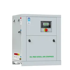 oil free compressor 2.2KW 240L/min 8bar Box Type 220V 60Hz 3phase Permanent Magnet Variable Frequency Transmission for dental