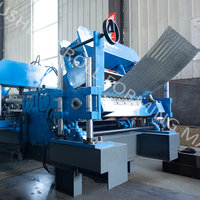 Máquina Formadora de Rollos de Lámina Corrugada para Silo de Granos, para Techos, Galvanizada, de Plegado en Frío, Automática, con Motor Hidráulico