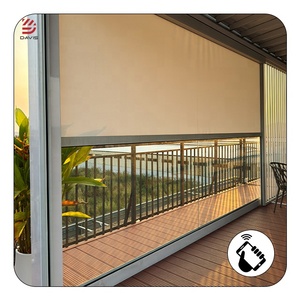 <span class=keywords><strong>Tende</strong></span> a rullo elettriche per esterni Pergola impermeabile a prova di vento per una facile protezione dal sole e dalle intemperie - Product Image 1