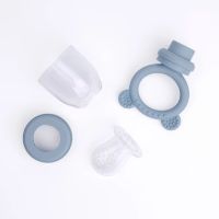 Nouveau produit : Sucette d'alimentation pour bébé en silicone en forme d'ours, jouet de dentition pour nourrisson