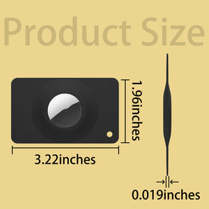 HUANLONG for <b>Airtag</b> Ultra Thin Card Case Lightweight <b>Wallet</b> Card Purse Handbag Backpack Clutch Bag for <b>Apple</b> <b>Airtag</b> Case Cover - Product Image 6