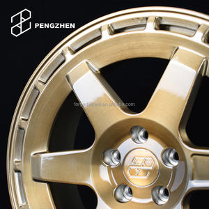 Pengzhen Brushed Bronze 6 spokes 5หลุม114.3 17 <span class=keywords><strong>18</strong></span> 19นิ้วล้ออลูมิเนียมสำหรับ <span class=keywords><strong>Toyota</strong></span> <span class=keywords><strong>CHR</strong></span> - Product Image 6