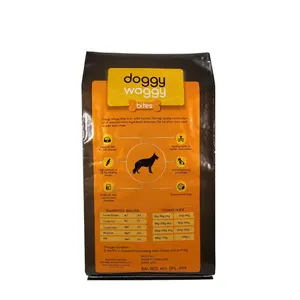 Individuelle Hundefuttertasche 20 kg Werkslieferant wiederverwendbare Bopp-laminierte PP-gewebte Haustierfutterverpackungsbeutel für Katzenfutterlieferanten