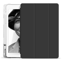 Étui en Silicone avec porte-crayon, pour nouvelle IPad Pro 2021 11 Air5 Air4 10.9 8e 10 2 Mini 5, housse de protection transparente TPU