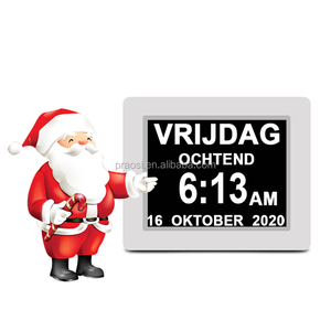 <span class=keywords><strong>2025</strong></span> Mới Thời Trang Kỹ Thuật Số Bàn Bảng Đồng Hồ Lớn LED Hiển Thị Bằng Gỗ Lịch Đồng Hồ Báo Thức Cho Chứng Mất Trí Alzheimer Cao Cấp Người Cao Tuổi - Product Image 1
