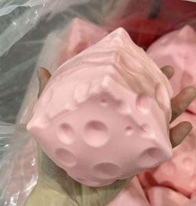 Cheese Squishy 10cm Cube <b>Block</b> Squishy Fidget Toys for Adults & Teens Stuffers Sensory Squeeze Toys for Stress Relief - Product Image 5