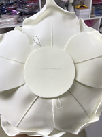Couverture de chaise de mariage romantique fantaisie ceintures fleur
