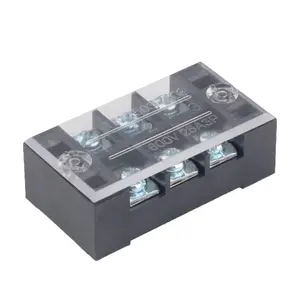 Trung Quốc Nhà Máy 0.5-2.5MM2 Đồng 25A 3Pin Thiết Bị Đầu Cuối Khối Kết Nối Rào Cản Điện Khối Thiết Bị Đầu Cuối Với CE Và ROHS