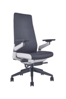 Chaise de bureau de direction moderne Eagleseating à dossier haut avec massage chauffant, hauteur réglable, cadre en nylon, repose-pieds et roulettes