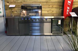 Hot Selling Outdoor Gas Grill <strong>Millwork</strong> BBQ Customized Outdoor Kitchen 304 Stainless Steel Kitchen <strong>Cabinets</strong> - Product Image 2