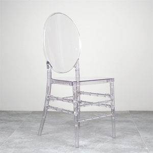 LG20171212-9 restorant đồ nội thất bàn ghế sang trọng rõ ràng ghế ăn uống pha lê PC Acrylic ghế đám cưới cho khách sạn nhà hàng - Product Image 4