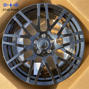 RCSR gran oferta nuevo 5 agujeros coche <span class=keywords><strong>de</strong></span> pasajeros rueda forjada negro aluminio monobloque llanta Auto parte para <span class=keywords><strong>Ferrari</strong></span> Porsche KIA Audi BWM - Product Image 3