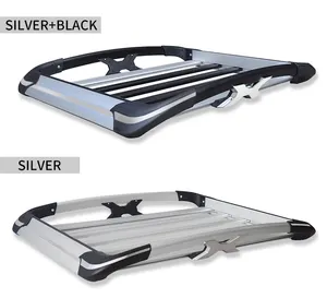 High Quality 4 × 4 AutoアクセサリーPowder Coating Universal Car Roof Rack With Cross Bar