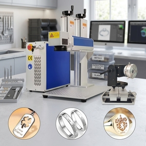 Lightburn Mopa 100 Watt Fiber Laser Engraving & Marking Machine New Supports DXF PLT AI DWG BMP Formats - Product Image 1