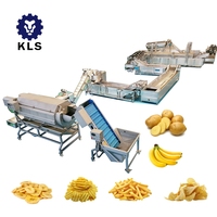 Máquina automática para hacer patatas fritas y patatas fritas KLS, rendimiento superior para una línea de procesamiento eficiente de patatas