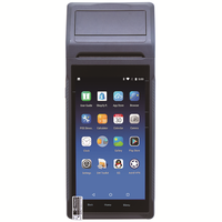 Terminal de point de vente mobile intelligent Android 11 Q2i noir avec imprimante thermique intégrée 58 mm et lecteur SIM