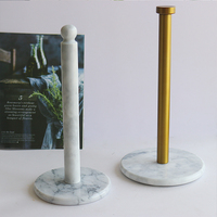 Porte-serviettes en papier écologique minimaliste fait main pour les comptoirs de salle de bain et de cuisine