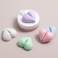 Organisateur de câbles de bureau Loveheart, support de rangement pour câbles de données, fixateur de fils, hub de câbles de charge pour écouteurs, clips organisateurs de lignes