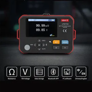 UNI-T UT677A+ Ohmímetro Portátil, Probador de Resistencia Interna de Batería, 0-70V, Alta Precisión 1%, IP55, 1 Año de Garantía, 10W - Product Image 1