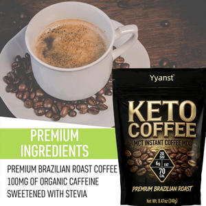 Café instantané minceur saveur crème OEM/ODM, complément brûle-graisse KETO, café détox pour la perte de poids, en sachet - Product Image 2