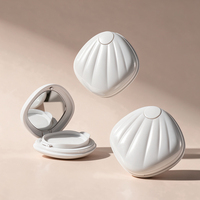 Boîtier vide en plastique pour coussin d'air cosmétique, conteneur de poudre de fond de teint avec miroir pour emballage 12g, logo personnalisé