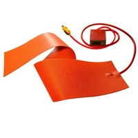 Couverture chauffante flexible en silicone 120V 240V pour le cintrage du bois, fabrication de guitares, violons, mandolines, outil de luthier, ensemble d'accessoires